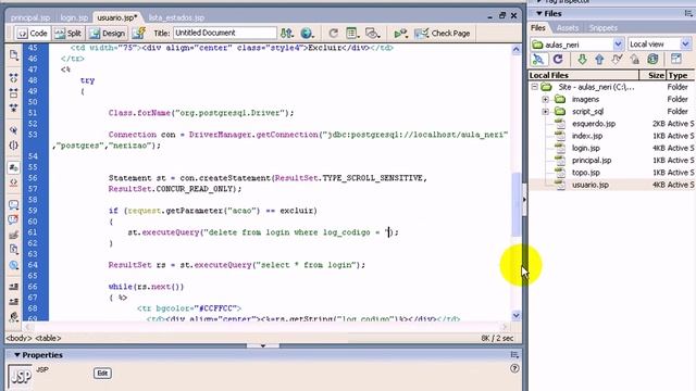 aula 59 java ee Excluindo por request get Parameter смотреть онлайн