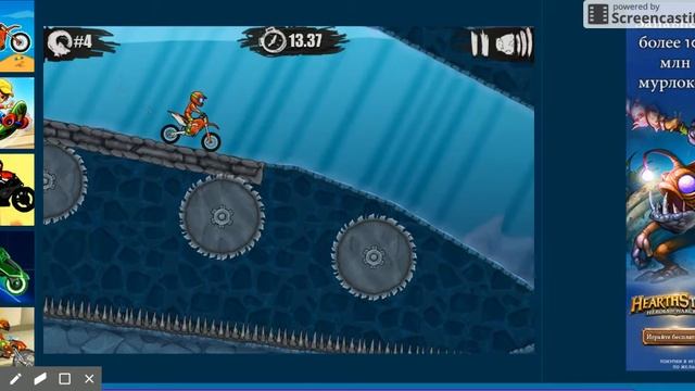 MOTO X3M 2 / Клевые каскадерские трюки на мото смотреть онлайн