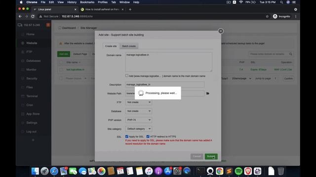 How to Point a Domain Name to an IP Address with Port Number (DNS A record example - aaPanel) смотреть онлайн