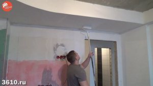 Покраска потолка из гипсокартона