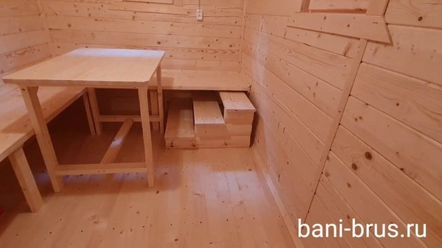 Готовая перевозная баня 8×2.3 метра. Индивидуальный проект (bani-brus.ru) смотреть онлайн
