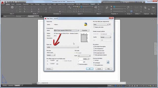 Plot a Drawing Layout AutoCAD tutorial смотреть онлайн