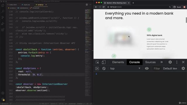 194 A Better Way The Intersection Observer API смотреть онлайн