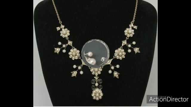 Letest gold /perl necklace design. unique and simple gold necklace design 2020 смотреть онлайн