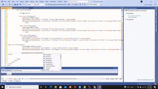How to create user registration form||Signup page for online examination system in asp.net C# part
