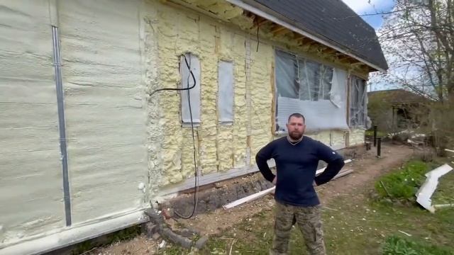 Утепление стен пенополиуретаном (ППУ). Отзыв об А-Корпорация смотреть онлайн