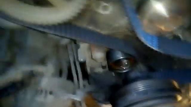 Montero Sport 3 L, , замена ремня грм без снятия шкива. смотреть онлайн