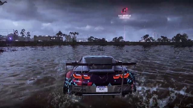 Drifting on Water NFS Heat Corvette NO HUD *Vibes* смотреть онлайн