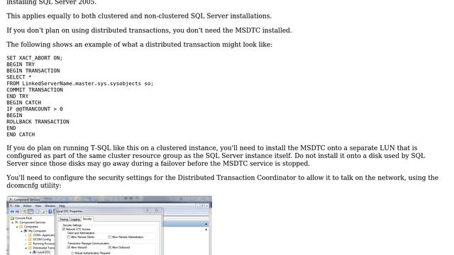 Is MSDTC required for SQL Server 2012 Fail Over Cluster? (2 Solutions!!) смотреть онлайн