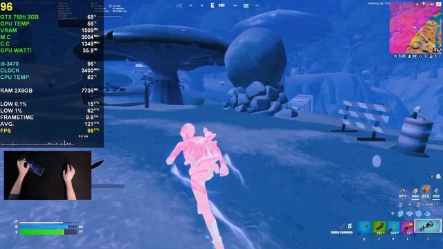 Fortnite-i5 3470-Gtx 750Ti 2Gb-16Gb Ram@1080p-Performance Mode Low Settings смотреть онлайн