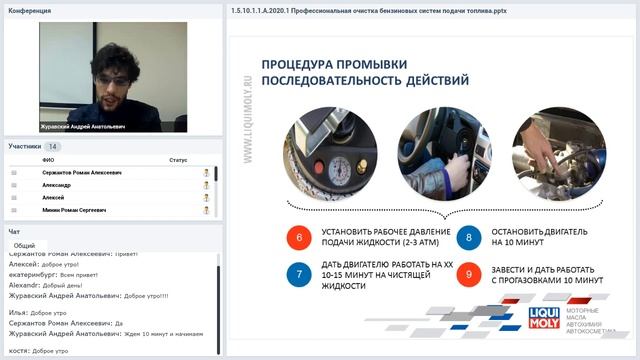 Комплексная очистка бензиновых топливных систем | Вебинар LIQUI MOLY смотреть онлайн