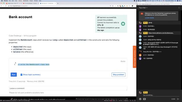 2019년 6월 19일 백기선의 코틀린 공부 10일차 смотреть онлайн