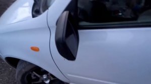 Лада Калина замена стёклышка в боковом зеркале!!!