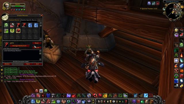 Macro To Click Yes (exchange Emblems Fast) - WoW WotLK Classic