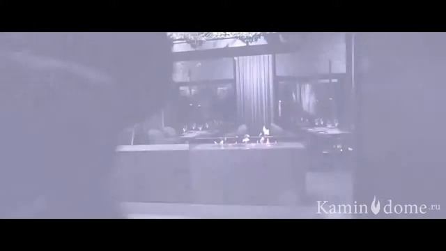 Биокамин WildFlame в ресторане "Толстый и тонкий", kamin-v-dome.ru смотреть онлайн