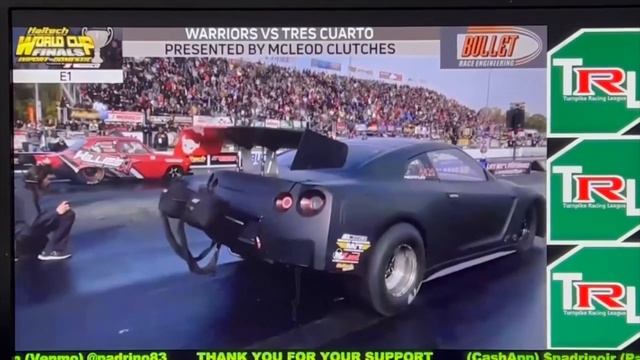 3400hp R35 GT-R ‘Nightfury’ World Record 230mph Pass