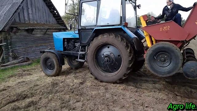 Посадка Картофеля 2021. МТЗ 82###!!!!!!!!!!! смотреть онлайн