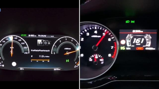 Kia Proceed GT 1.6. 150Kw vs. Kia Proceed 1.5. 118Kw Acceleration Battle смотреть онлайн