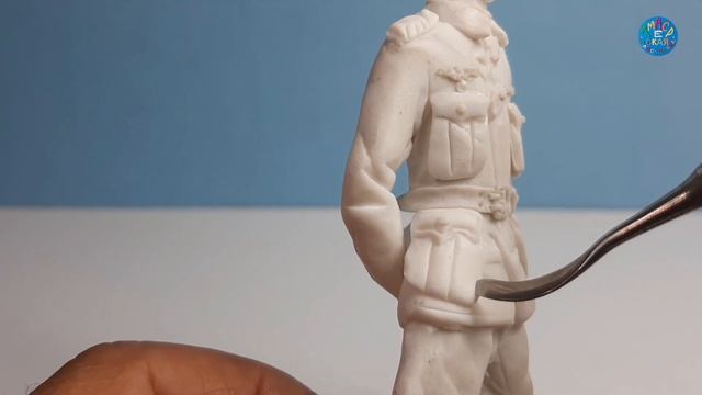 Лепка. "Лис пустыни" генерал-фельдмаршал Эрвин Роммель. Полимерная глина. смотреть онлайн