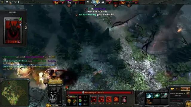 Dota 2 Reborn SF Wars Warlock Brawl смотреть онлайн