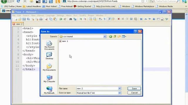 Css tutorial :css font family смотреть онлайн