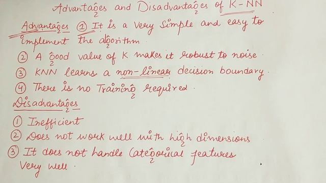 Advantages And Disadvantages Of K - Nearest Neighbor Algorithm смотреть онлайн