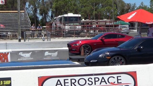 2016 Ford Mustang GT with Procharger VS 2015 Porsche 911 Turbo смотреть онлайн