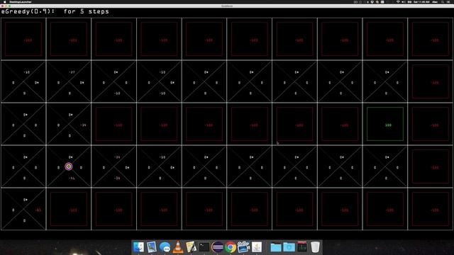 Gridworld Q-Learning - Example 1 - Narrow Pass смотреть онлайн