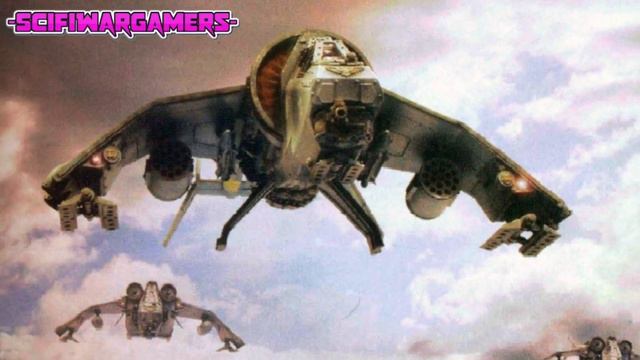 Vulture Gunship - Aeronautica Imperialis Lore - Warhammer 40000 - 40k смотреть онлайн