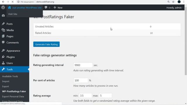 Как накрутить рейтинг в Google плагин Wordpress WP-PostRatings Faker смотреть онлайн