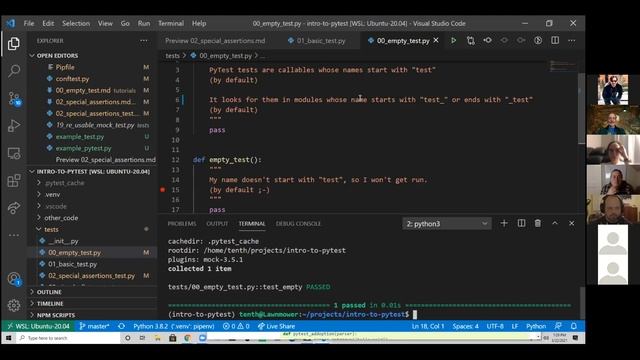 Introduction to Pytest: March 22, 2021 смотреть онлайн