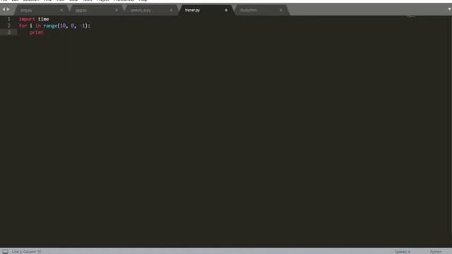 Как на Python сделать простой таймер за минуту! смотреть онлайн