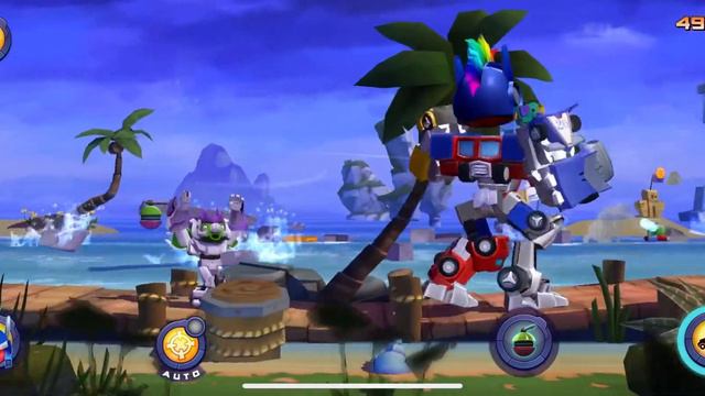 Angry Birds Transformers - Dark Megatron and Arcee ChuckGrain gameplay смотреть онлайн