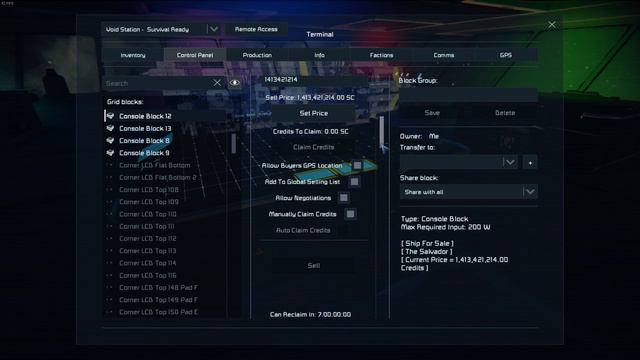 Space Engineers Ship Sales - Selling смотреть онлайн