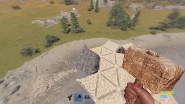 КАК СТАВИТЬ КРЫШИ ДЛЯ ОТСТРЕЛА? НОВЫЙ СПОСОБ - Rust \ Раст обновление