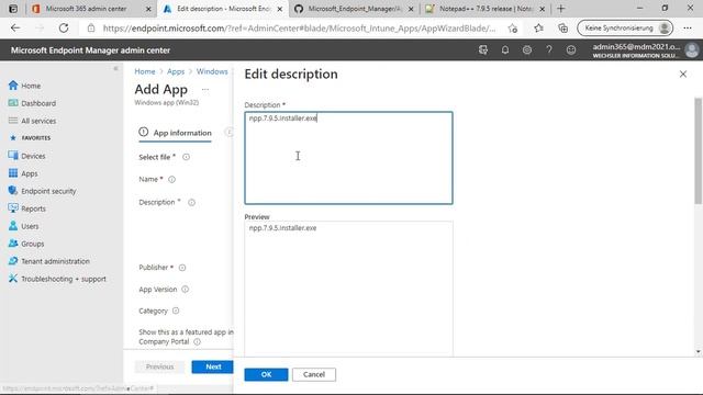 Microsoft Endpoint Manager: Aufbau einer Intune Infrastruktur - Folge 21 - Windows App (Win32) смотреть онлайн