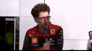 Mattia Binotto reacts to Charles Leclerc DNF Spanish GP