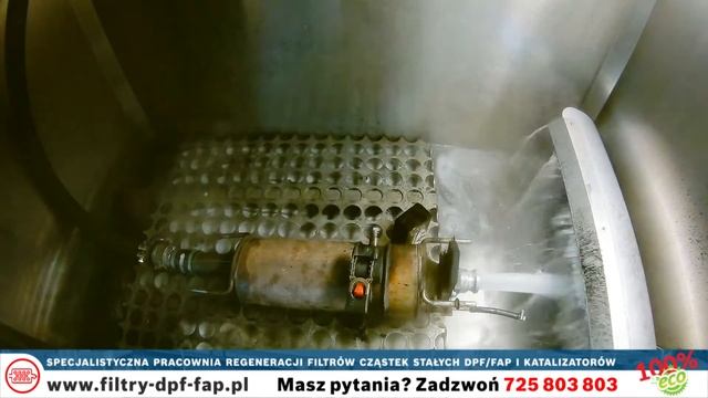Czyszczenie filtra DPF Opel Vectra C 1.9 110KW 2007 смотреть онлайн