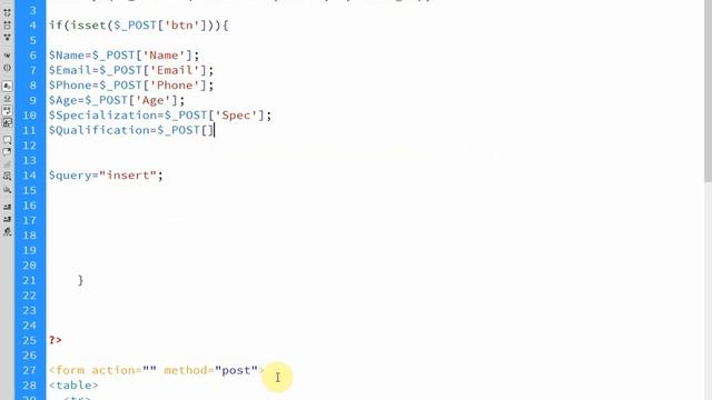 03 Insert Query in PHP & Mysql Hindi/Urdu смотреть онлайн