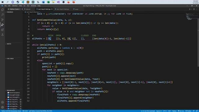 Python Solution for 2021 Advent of Code - Day 15 - Part 1 - Chiton смотреть онлайн
