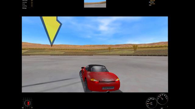 NFS Factory Driver mission #1: Porsche Boxster driving around the cones смотреть онлайн