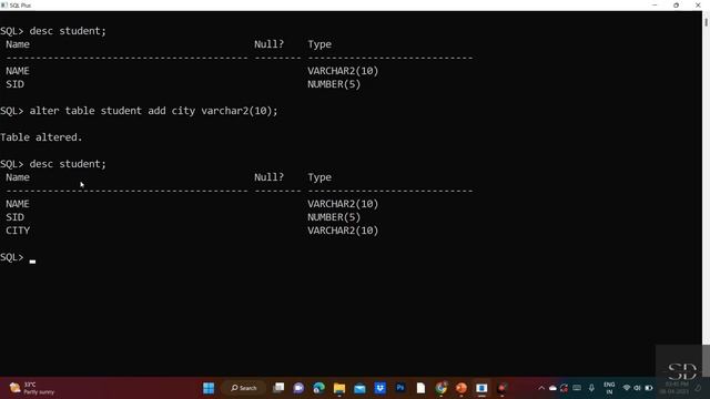 DDL Commands in SQL | Oracle Database | Practical Implementation of DDL смотреть онлайн