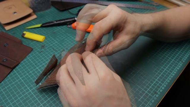 Портмоне на кнопках Выкройка в PDF смотреть онлайн