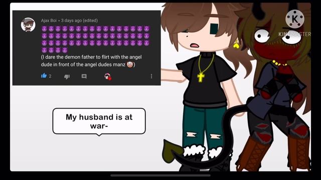 Adopted By a Demon characters react to comments(OLD!) смотреть онлайн