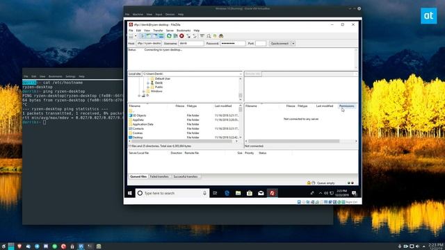 How to transfer large files between Linux and Windows смотреть онлайн