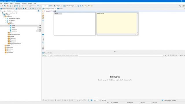 Скринкаст. Выводим все столбцы по необходимой таблице 23.2