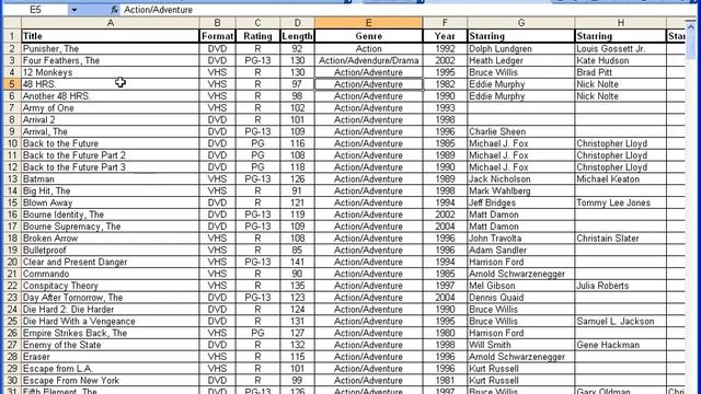 Microsoft Excel #04: Excel as a Database смотреть онлайн