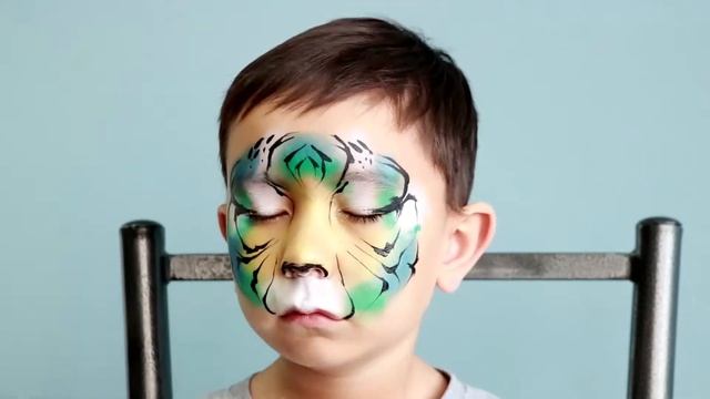 Аквагрим "Тигренок" смотреть онлайн