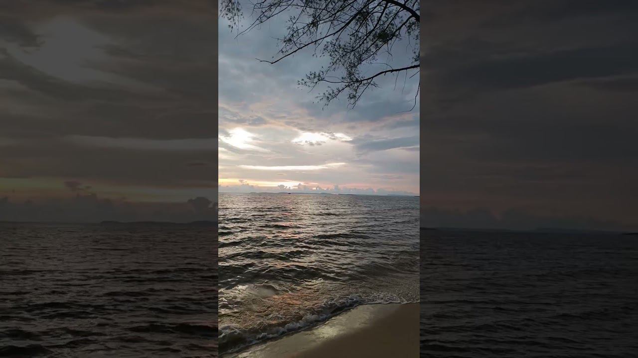 Закат Солнца. #камбоджа #сиануквиль смотреть онлайн