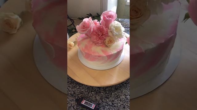 Обработка живых цветов для украшения торта смотреть онлайн